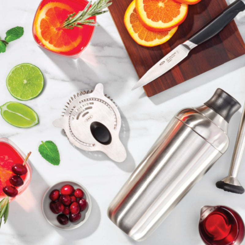 Coffret Cocktail : Shaker Et Doseur Double