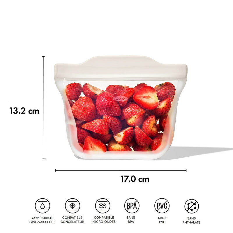 Lot : 2 Sacs De Conservation Silicone (946Ml & 335Ml)