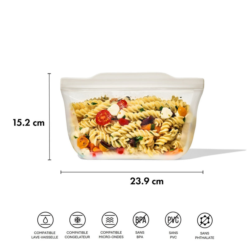 Lot : 2 Sacs De Conservation Silicone (946Ml & 335Ml)