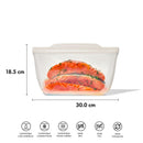 Lot : 1 Pochette De Conservation Silicone 828Ml + 1 Sac De Conservation Silicone