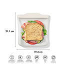 Lot : 2 Pochettes De Conservation Silicone (828Ml & 332Ml)