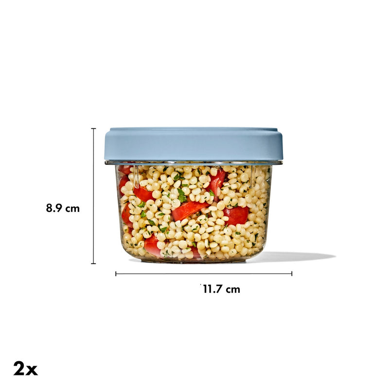 Lot : 4 Boites De Conservation Twist & Stack (2X 550Ml + 2X 350 Ml)
