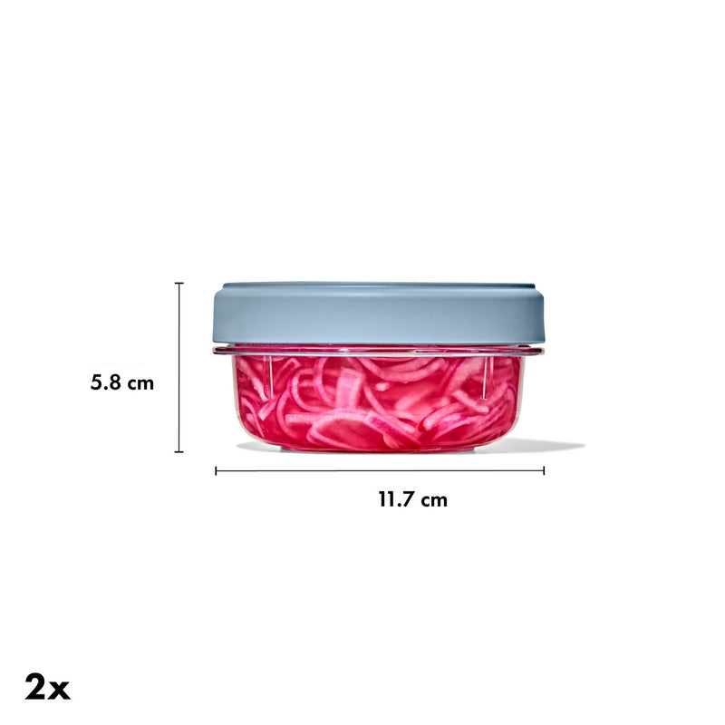 Lot : 4 Boites De Conservation Twist & Stack (2X 550Ml + 2X 350 Ml)