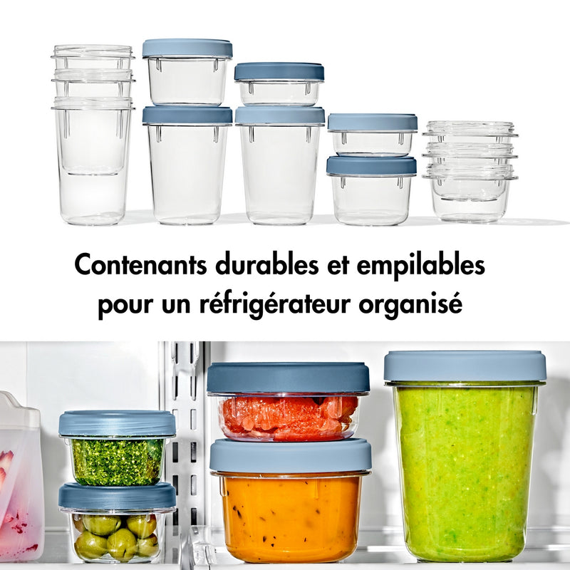 Lot : 4 Boites De Conservation Twist & Stack (2X 900Ml + 2X 350 Ml)