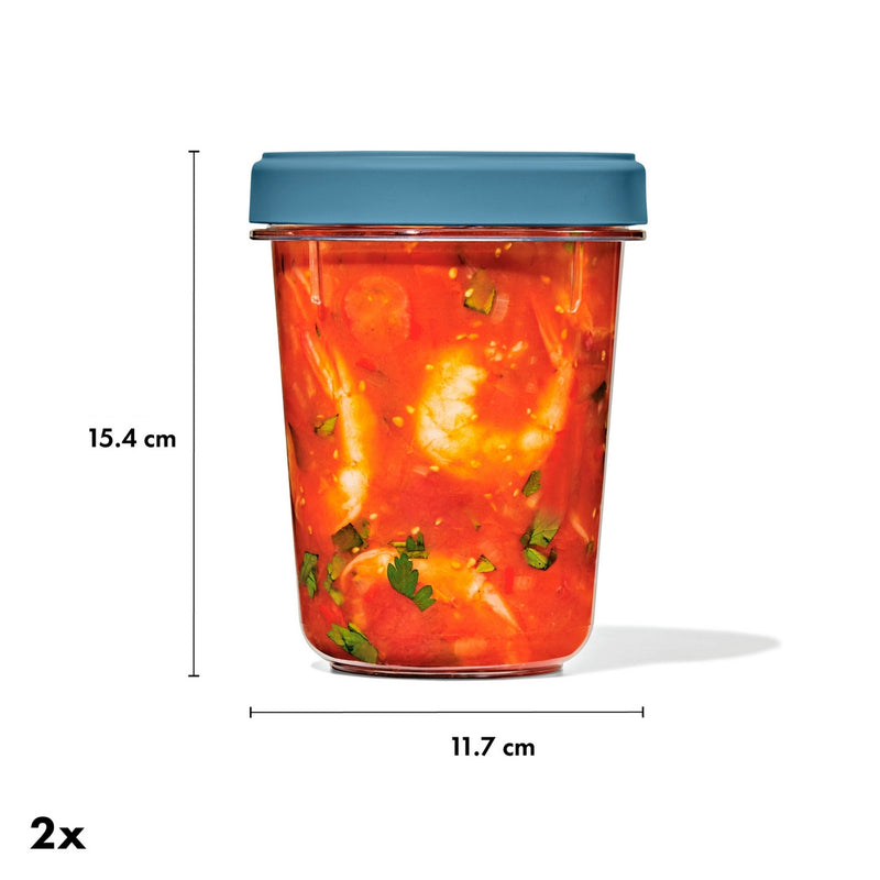 Lot : 4 Boites De Conservation Twist & Stack (2X 900Ml + 2X 350 Ml)