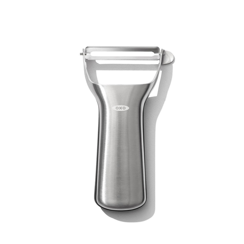 Lot : 2 Éplucheurs (1 Rasoir Y Inox + 1 Oscillant Inox)