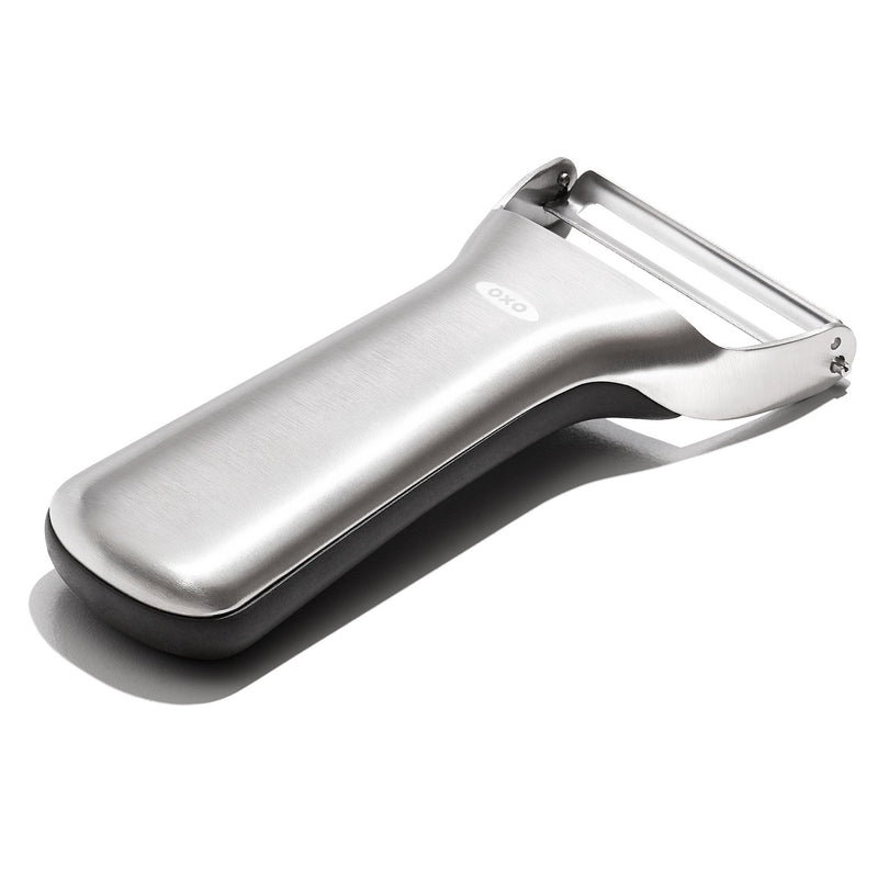 Lot : 2 Éplucheurs (1 Rasoir Y Inox + 1 Oscillant Inox)