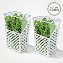 Lot : 2 Conservateurs À Herbes Fraîches