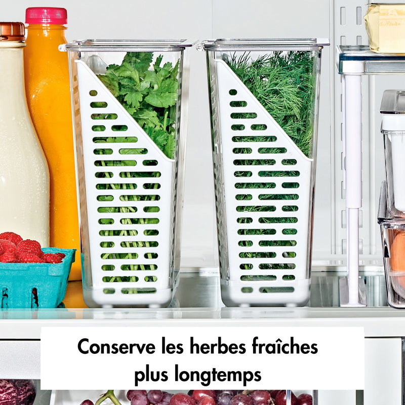 Lot : 2 Conservateurs À Herbes Fraîches