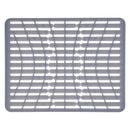 Lot : 1 Grand Tapis D'Évier En Silicone + 1 Organisateur D'Évier Inox