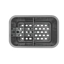 Lot : 1 Grand Tapis D'Évier En Silicone + 1 Organisateur D'Évier Inox