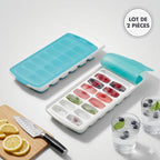 Set: 2 cubiteras con tapa antiderrames