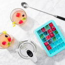 Lot : 2 Bacs À Petits Glaçons En Silicone Avec Couvercle