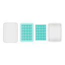 Lot : 2 Bacs À Petits Glaçons En Silicone Avec Couvercle