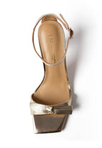 Dreams In Motion Flat Shoes - Gold