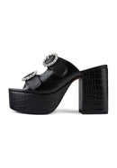 Sandalias de tacón Enjoy Yourself - Negro