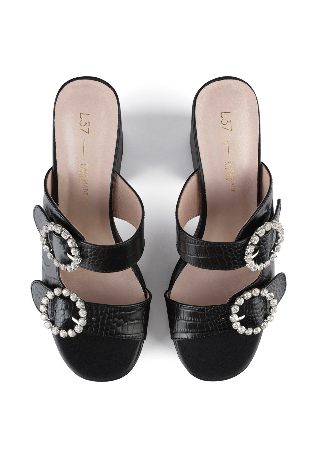 Enjoy Yourself Heeled Sandals - Black