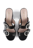 Sandalias de tacón Enjoy Yourself - Negro