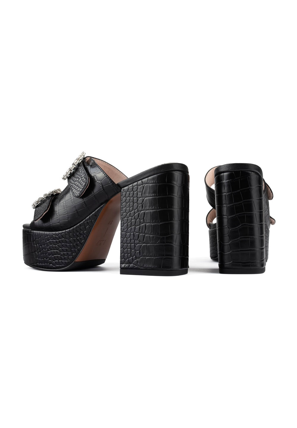 Enjoy Yourself Heeled Sandals - Black