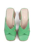 Mules De Tacón It'S No Secret - Verde