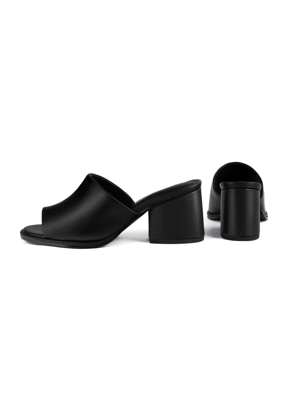 Mules de Tacón Just Cool - Negro