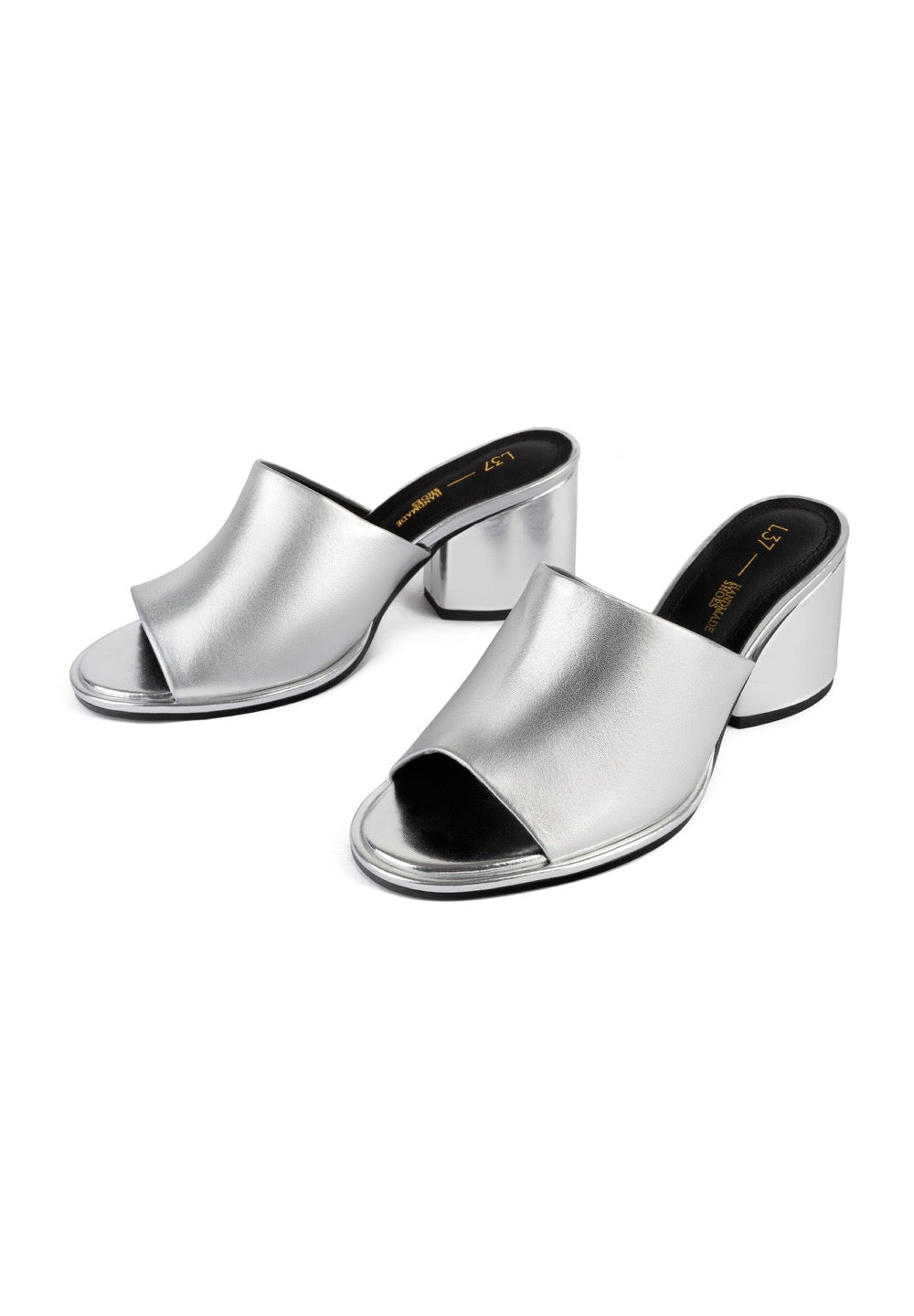 Mules con tacco Just Cool - Argento