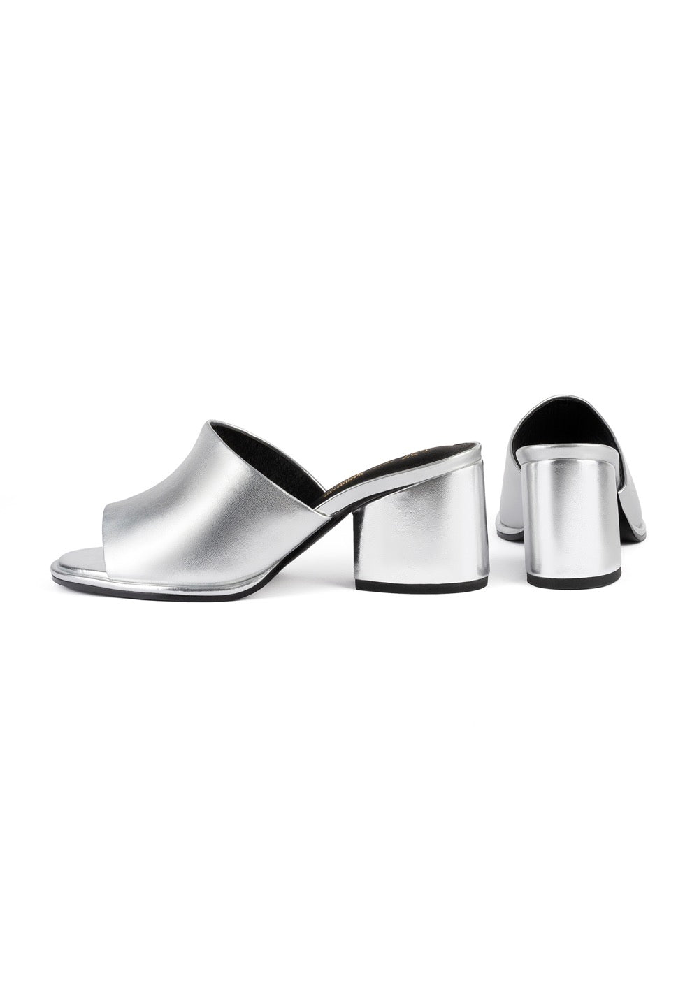 Mules con tacco Just Cool - Argento