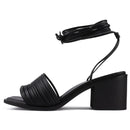 Sandalias de tacón Look My Way - Negro