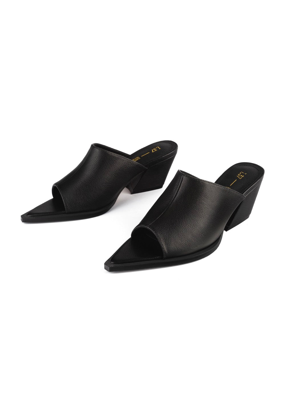 Mules con tacco Richmond - Nero