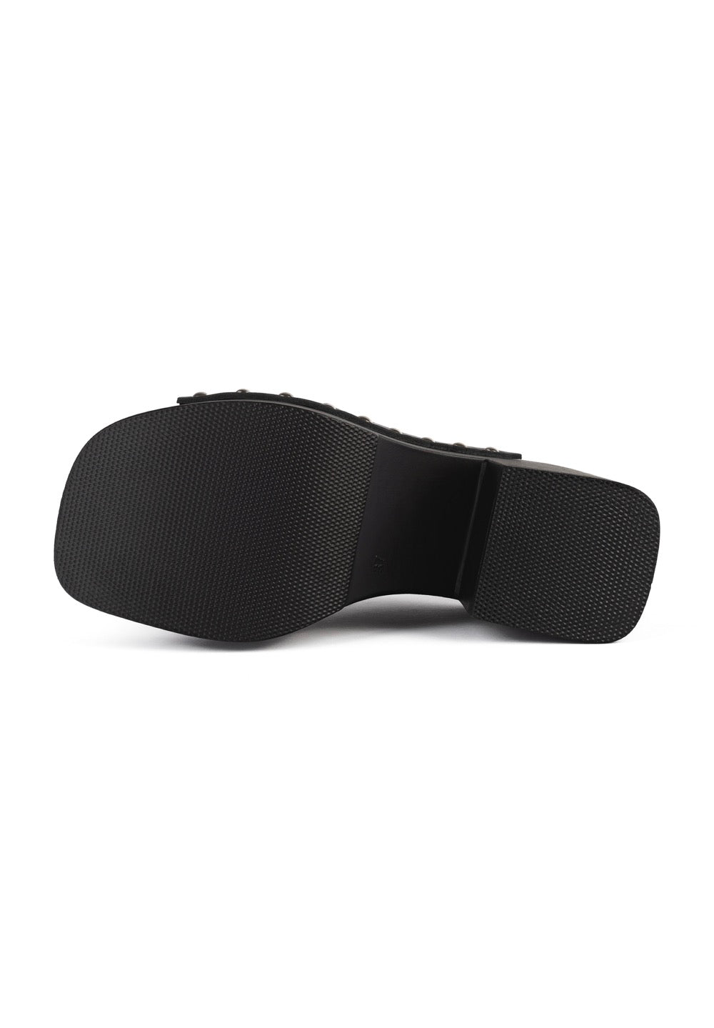 Rustic Rambles Heeled Mules - Black