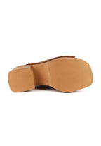 Mules con tacco Rustic Rambles - Marrone