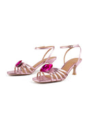 Sandales À Talons Sweet Candy - Rose