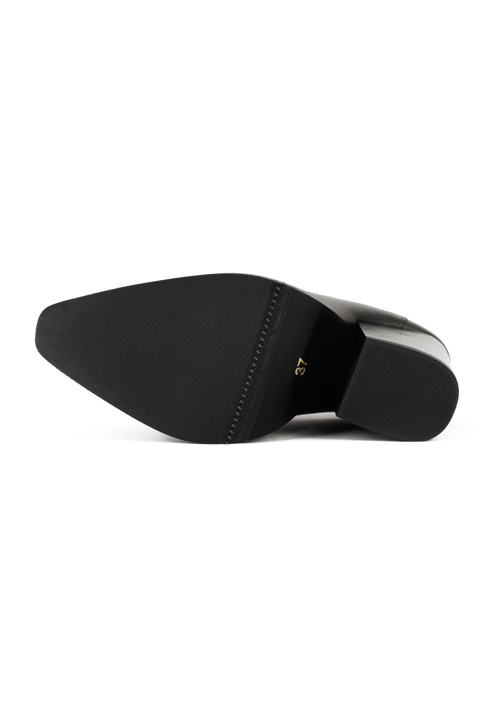 Silver Stars Heeled Mules - Black