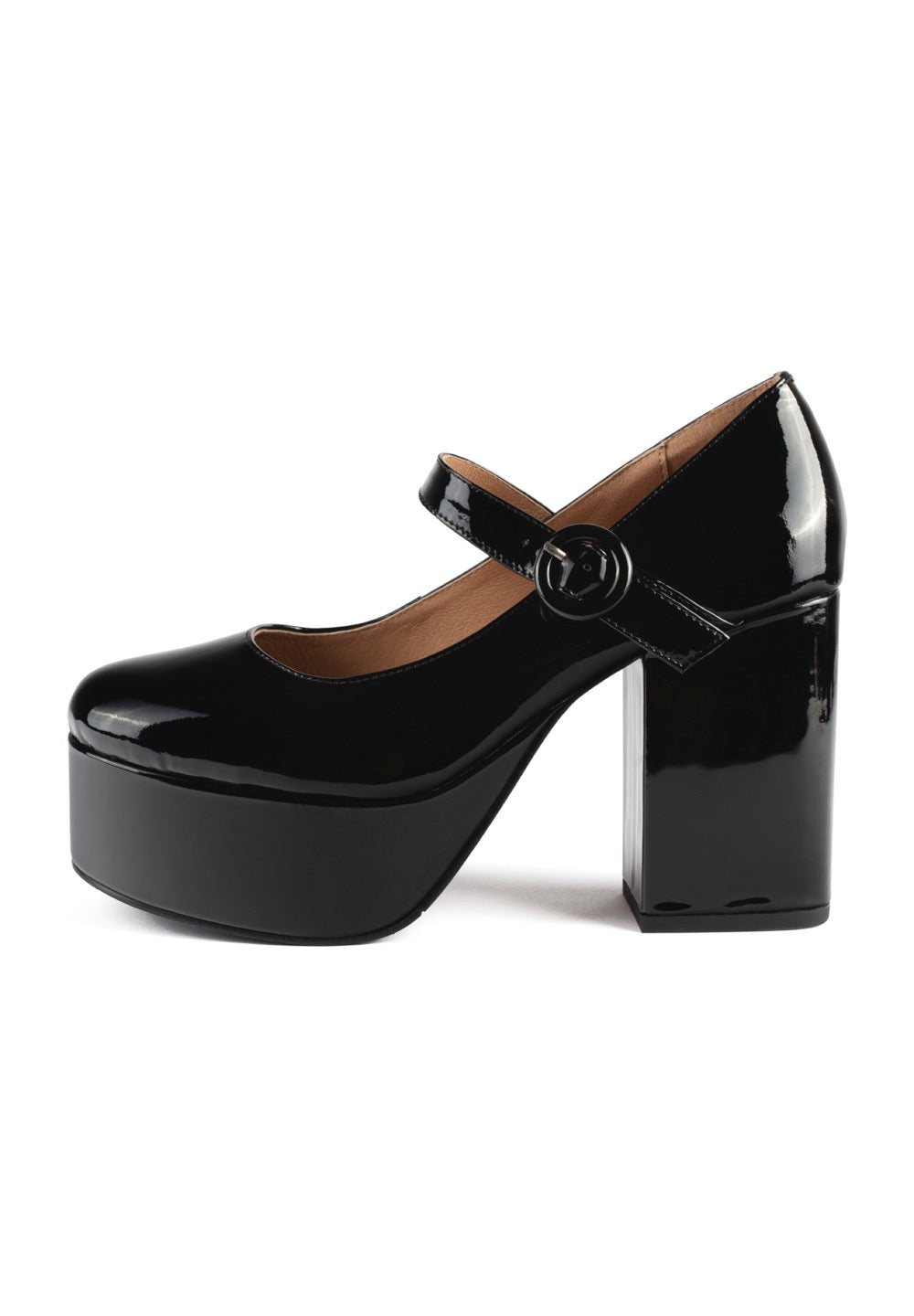 Stay With Me Tonight Heeled Derbies - Black