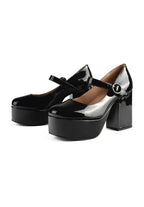 Stay With Me Tonight Heeled Derbies - Black