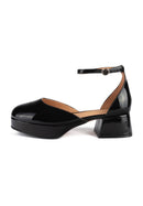Ultraviolet Heeled Derbies - Black