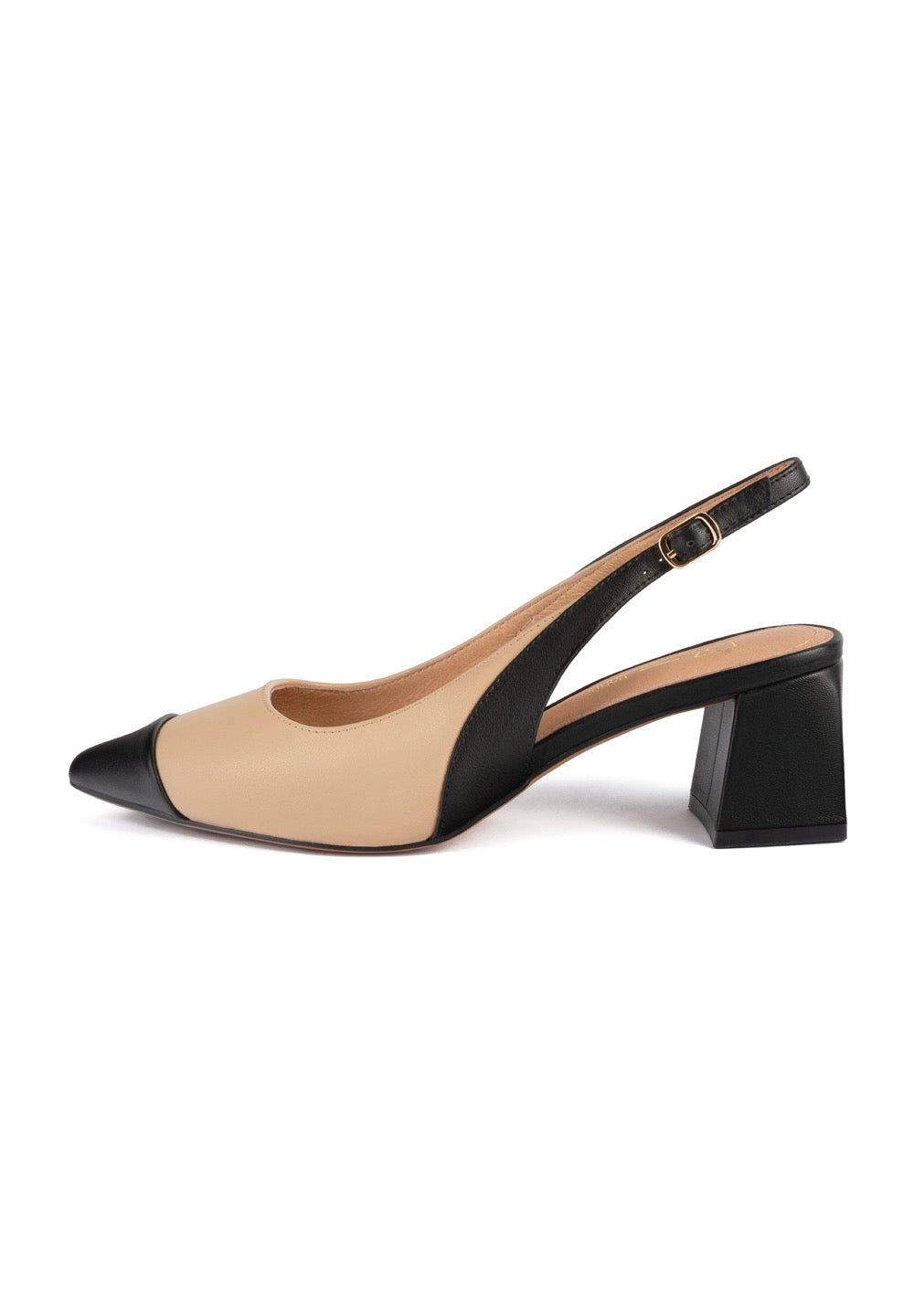 Escarpines Vancouver - Negro Y Beige