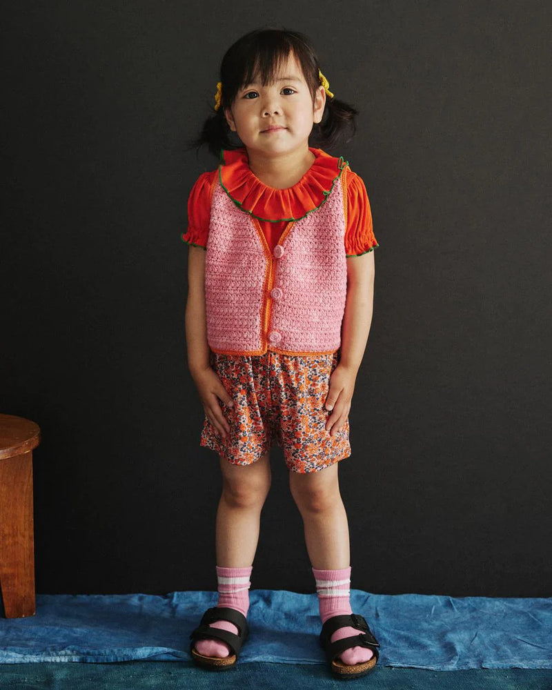 Vineyard bloom vest - Misha & Puff selection available on www.amaetc.com, eco-friendly concept store for children