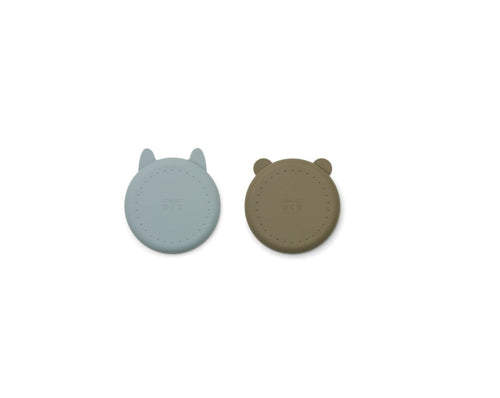 Plato infantil irrompible Olivia - Blue Fog / Khaki Mix
