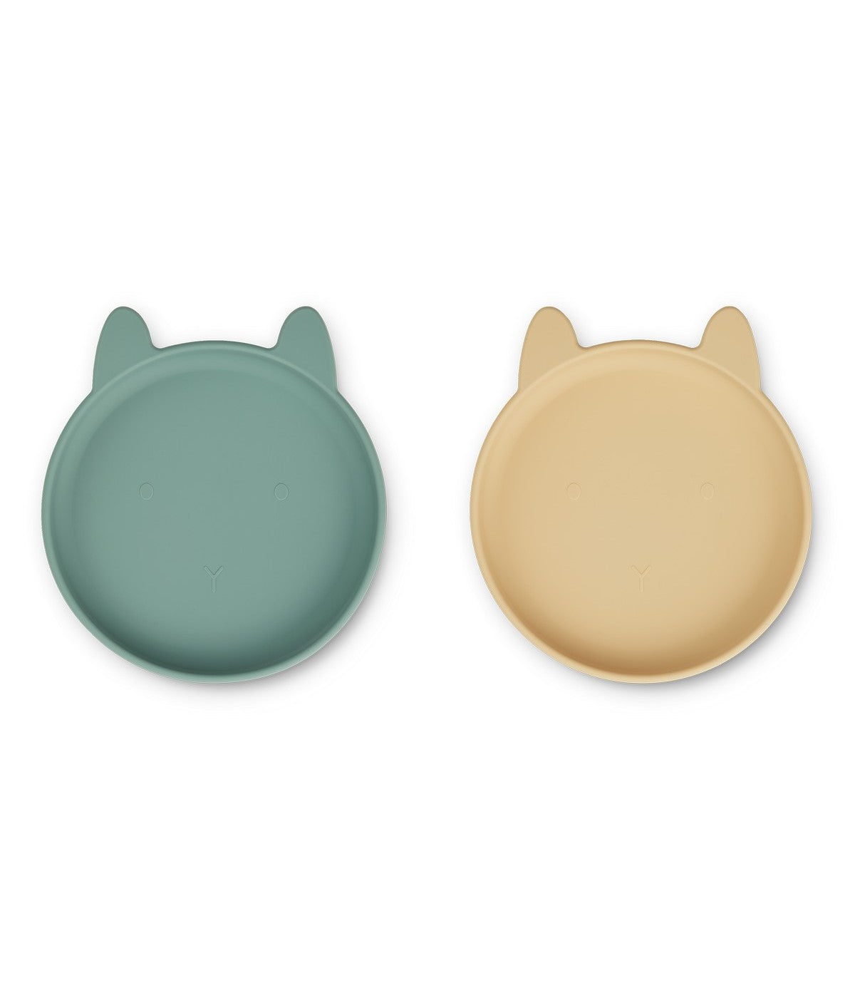 Lote de 2 platos Olivia - Mezcla de trigo amarillo con menta y conejo