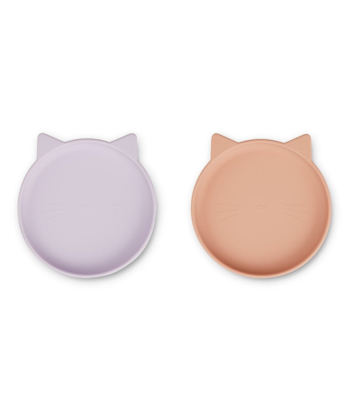 Juego de 2 platos Olivia - Mezcla de rosas y lavanda clara para gatos