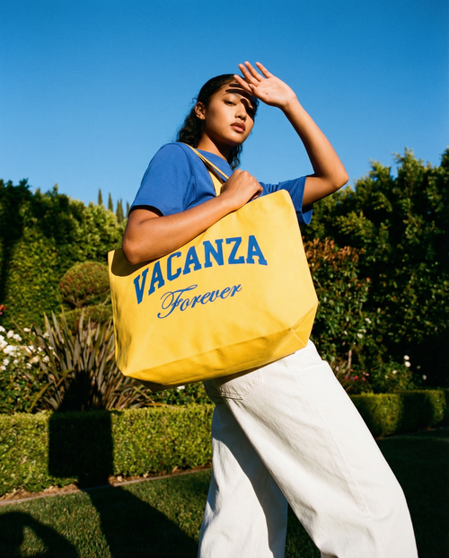 Vacanza Forever Shopping Bag - Sunshine Yellow
