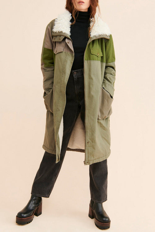 One Teaspoon - Manteau Defender Kaki - Femme