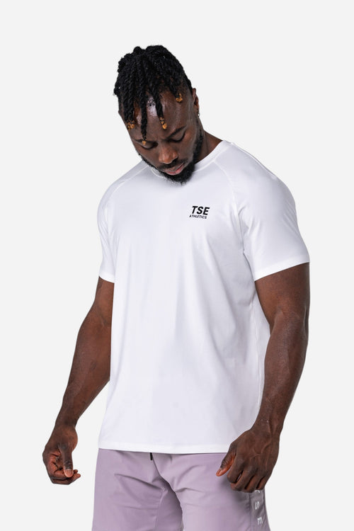 T-Shirt Raglan Performance - Blanc
