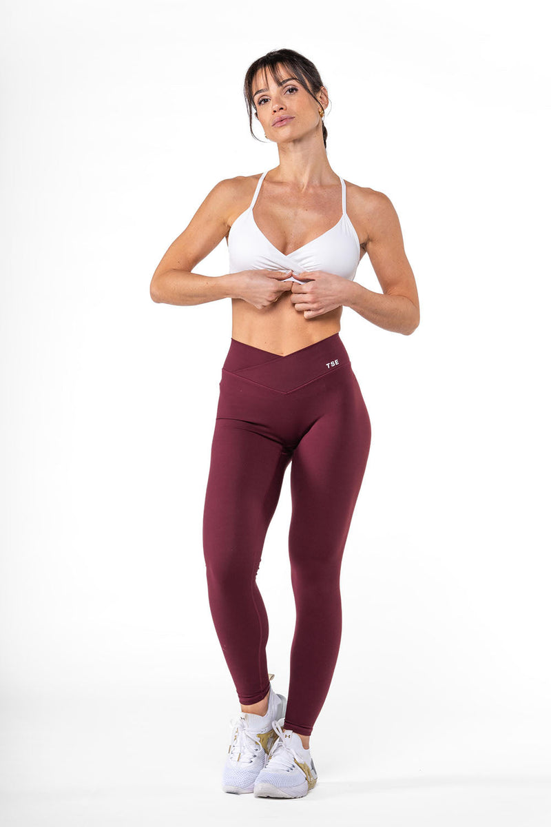 Brassière Crossed Ajustable - White