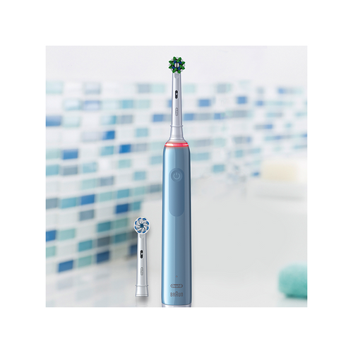 Cepillo de dientes eléctrico Oral-B Pro3 - Azul + 1 cepillo