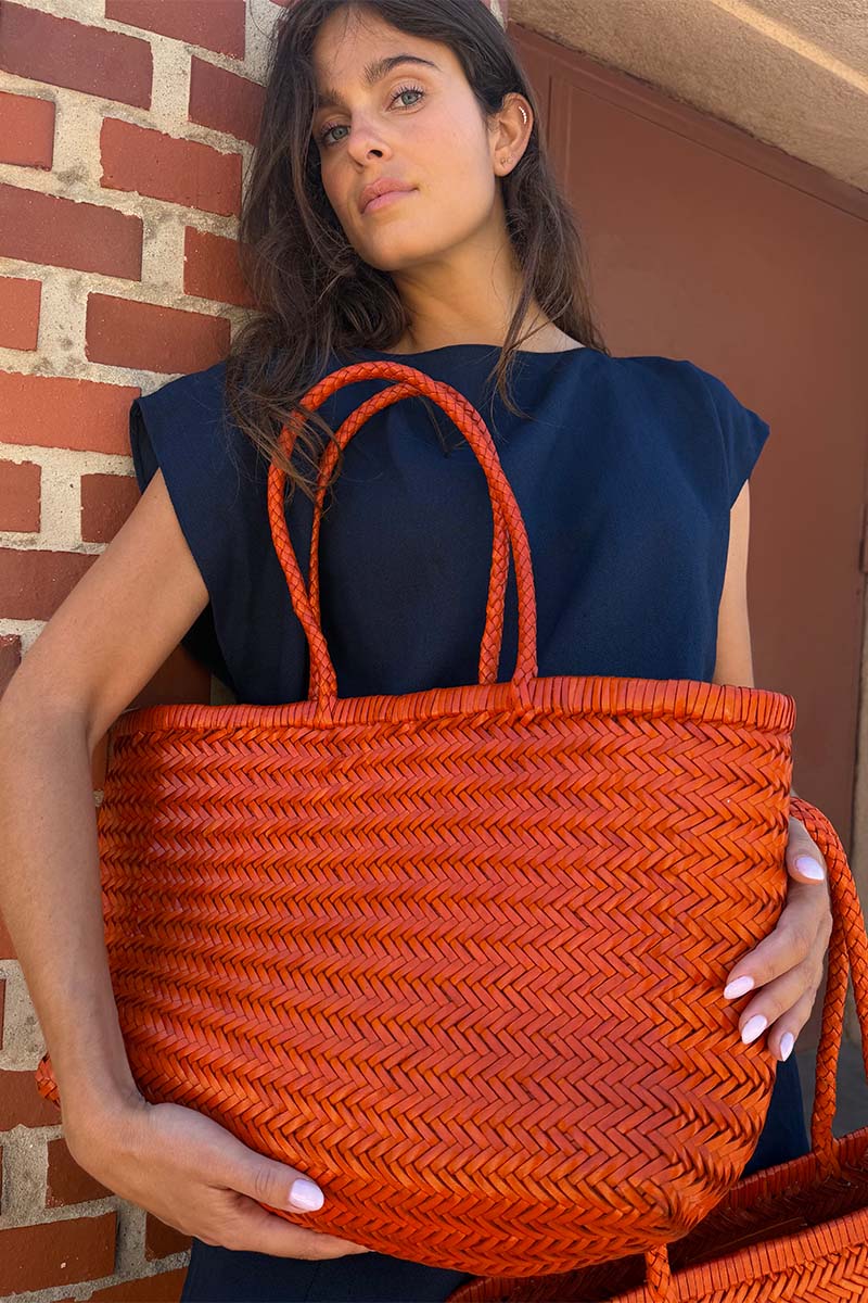 Shopper Delhi Large - Oranje
