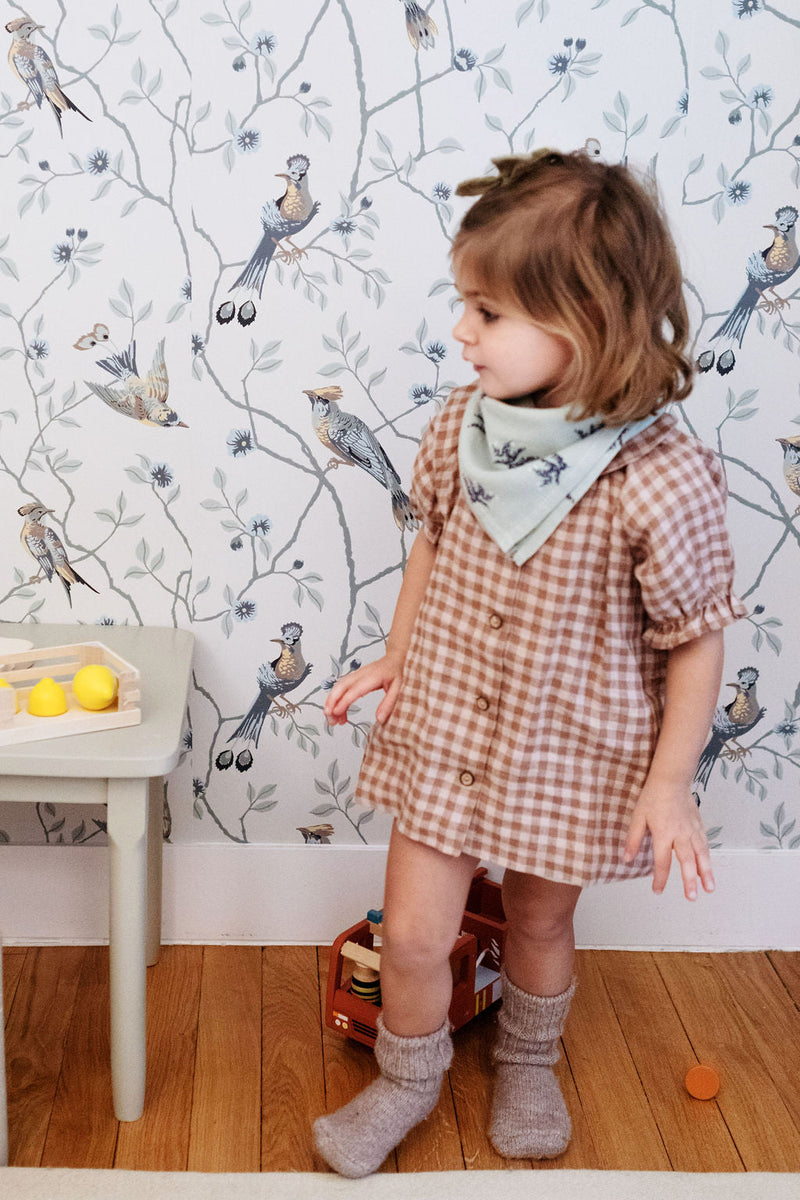 Lot De 2 Langes - Bruyère Bleu Minuit