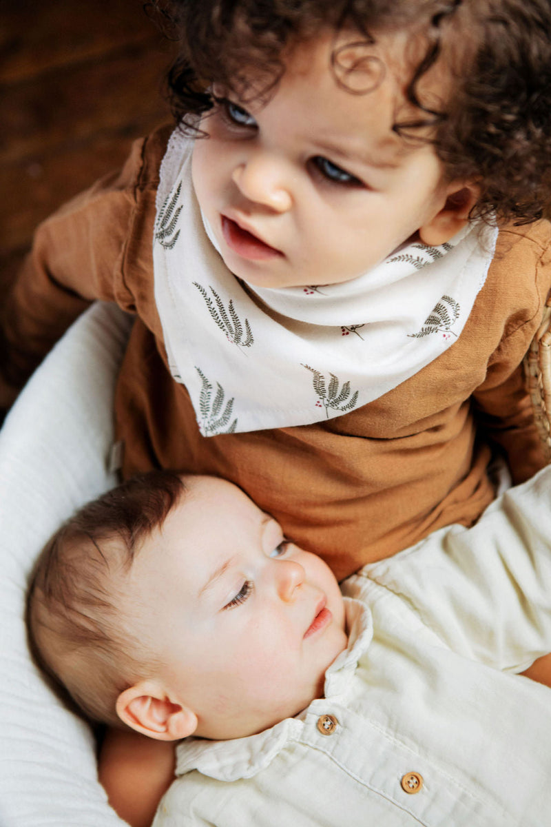 Lot De 2 Langes  - Fougère Vert Pin