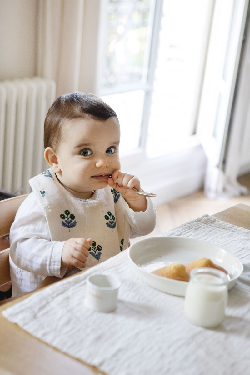 Bavoir Bébé - Plumbago